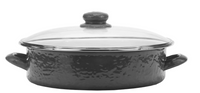 Solid Black Large Saute Pan