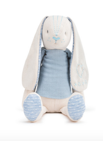 Linen Plush - Blue Bunny