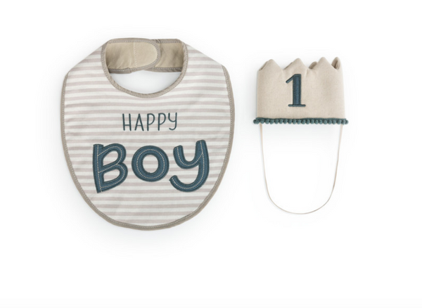 Hat/Bib Set - Boy