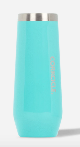 Turquoise Stemless Flute