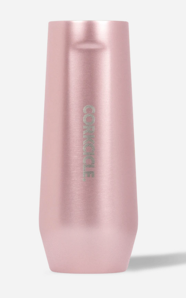 Rose' Metallic Stemless Flute