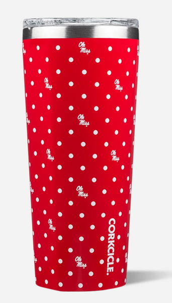 Ole Miss 24 oz. Polka Dot Tumbler