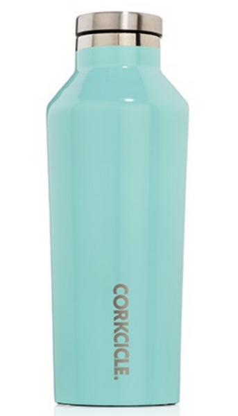 Gloss Turquoise Classic Canteen, 9 oz.