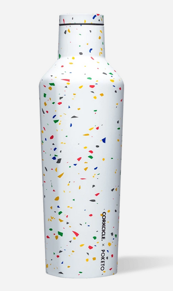 White Terrazzo Poketo 16 oz. Canteen