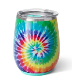 Swirled Peace Stemless Wine Cup (14 oz.)