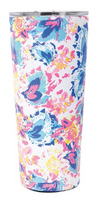 Mary Square Stainless Large Tumbler, Peony Sorbet