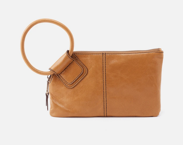 Sable Wristlet Clutch, Honey