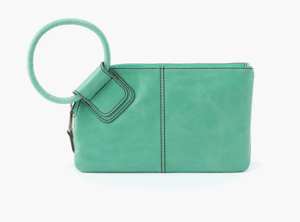 Sable Wristlet Clutch, Mint