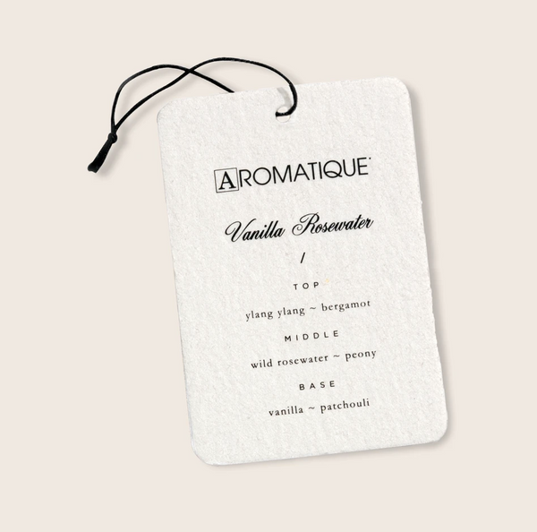 Vanilla Rosewater Aroma Card