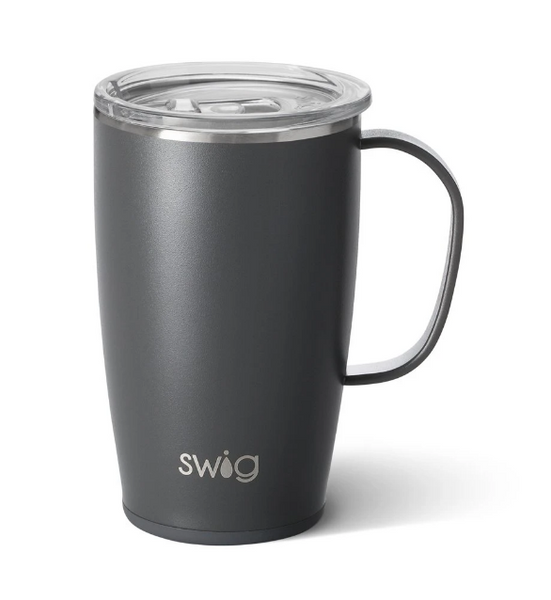 Matte Grey Travel Mug (18 oz.)