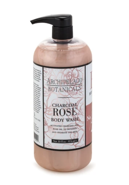 Charcoal Rose 33 oz. Body Wash