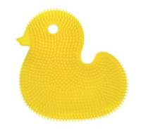 Yellow Duck Silicone Bath Scrub