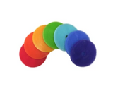 Silicone Rainbow Spots, 7 pieces