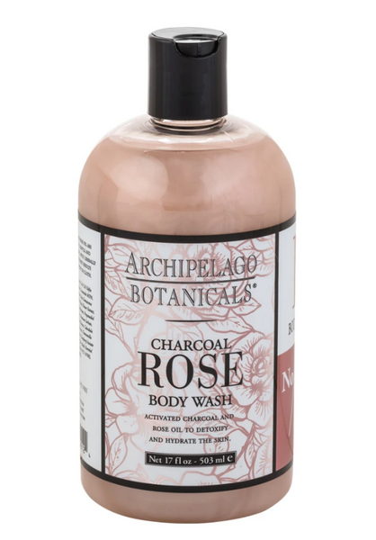 Charcoal Rose 17 oz. Body Wash