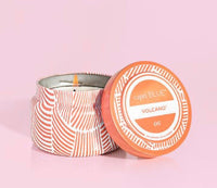 Volcano Orange Printed Travel Tin